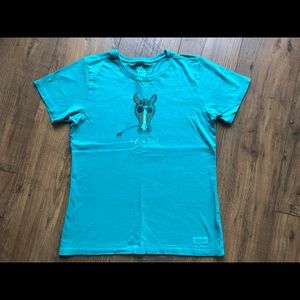 Life is Good horse t-shirt